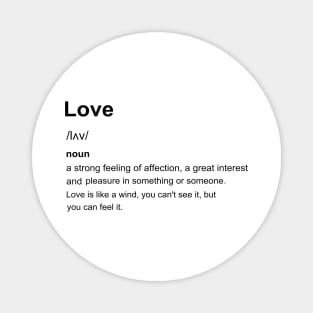 Definiton of Love Magnet